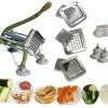 Fry Cutters TigerChef Heavy Duty 11-Piece French Fry Cutter Set With Suction Feet, 3 Blades And Pusher Blocks -Dynamic Shop TigerChef Heavy Duty French Fry Cutter 11 Piece Set Cutter Suction Feet 3 Blades and Block Sets 271573 large