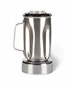 Blender Parts And Accessories Waring SS715 Stainless Steel Blender Container With Lid 32 Oz.